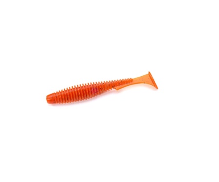 Силікон Fishup U-Shad 4" #049 Orange Pumpkin/Black