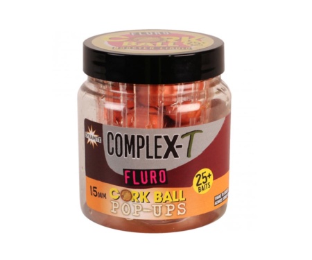 Бойли Dynamite Baits Cork Ball Fluro Pop-Ups CompleX-T 15 мм
