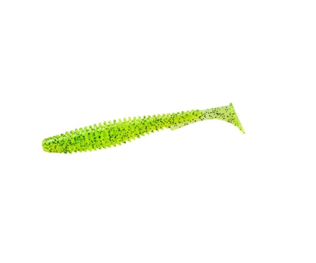 Силікон Fishup U-Shad 2.5" #055 Chartreuse/Black