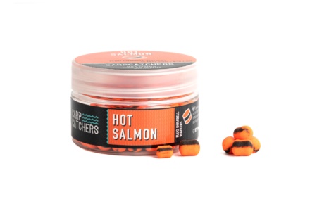 Вафтерc Carp Catchers Fluo Dumbell Wafters HOT SALMON 10*7 та 8*5мм