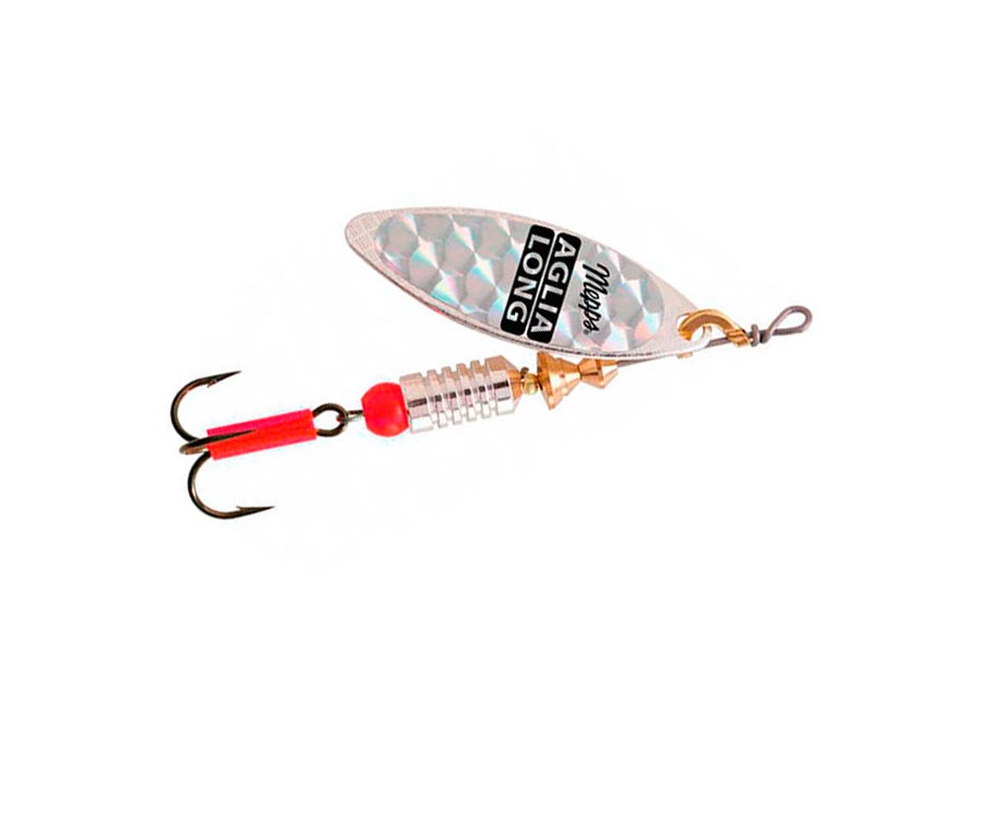 Блесна Mepps Aglia Longue Rainbow Silver 11,5г