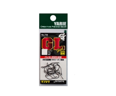 Крючки Yarie 736 GL Hook #6 Middle Pack
