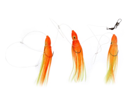 Готовая оснастка SPRO Octopus Rig Orange/Yellow #6/0