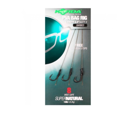 Готовий повідець Korda Solidz PVA Rig Wide Gape 18 lb №8