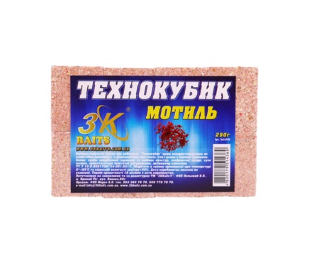 Технокубик 3K Baits мотиль 290 г