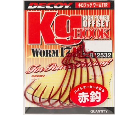Гачки Decoy Kg Hook Worm 17 Red №5/0