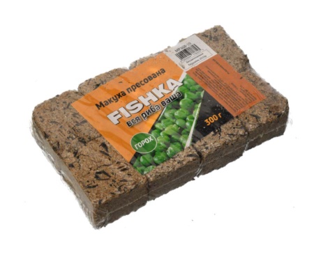 Макуха пресована Fishka 300г Горох