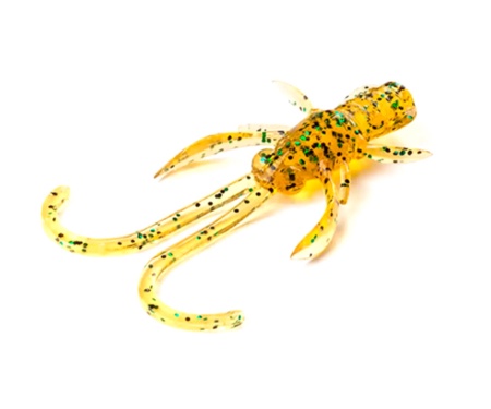 Силикон Fishup Baffi Fly 1.5" #036 Caramel/Green & Black