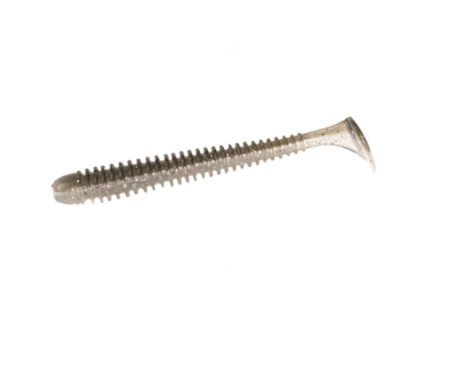 Силікон Angry Baits Zander Worm 3.6" Rainbow Trout UV
