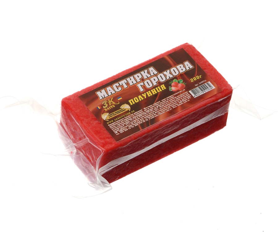 Мастирка 3KBaits гороховая клубника 200 г