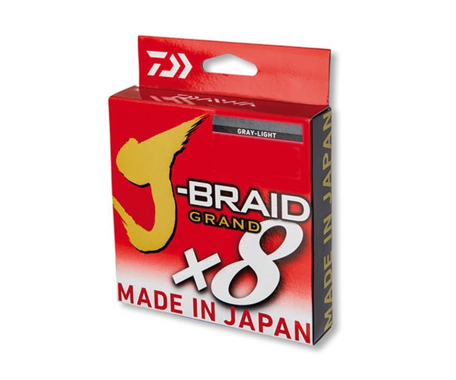 Шнур Daiwa J-Braid Grand x8 Light Grey 135м 0.13мм #3