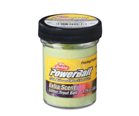 Паста форелевая Berkley EU Cheese Light Green Glittert