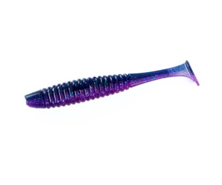 Силікон Angry Baits Shiner 4" June Bug UV
