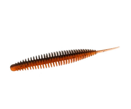 Силикон Flagman Hitomi 4" #1302 Black/Orange