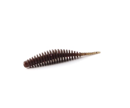 Черв'як Fishup Tanta 2.5" #050 Green Pumpkin Brown/Red & Purple