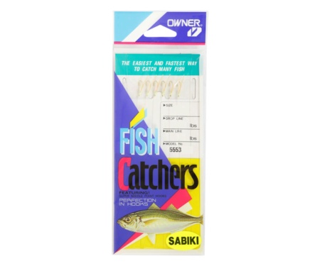 Морське оснащення Owner 5553 Sabiki Gold Rainbow №12, 7 гачків