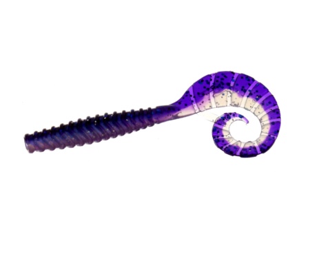 Силікон Flagman TT-Grub 2.5'' #0531 Violet/Pearl White