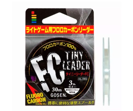 Флюорокарбон Gosen FC Tiny Leader 30m 4lb 1мм