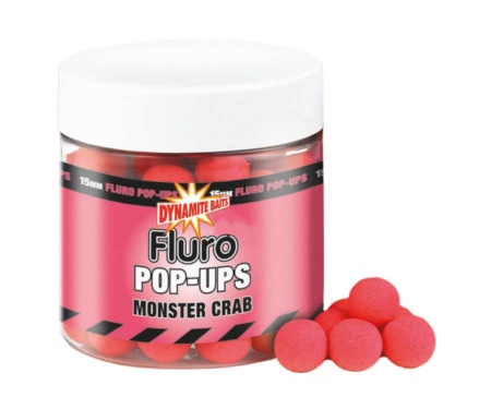 Бойли Dynamite Baits Fluro Pop-Ups Monster Crab 15мм