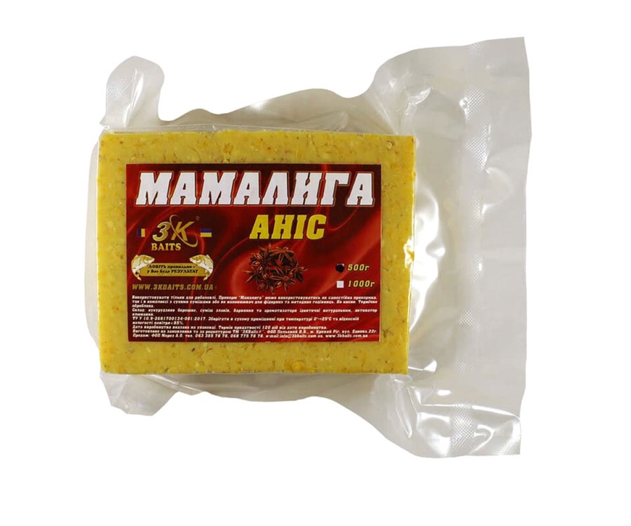 Прикормка 3KBaits анис 500 г