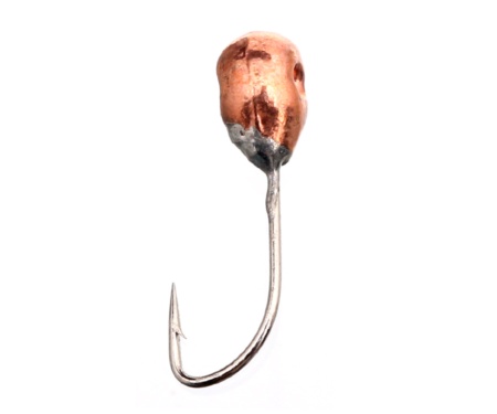 Мормышка вольфрамовая Flagman "Капля с ушком" d=2.5 Copper