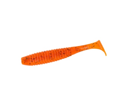 Силікон Angry Baits Shiner 3" Hot Carrot UV