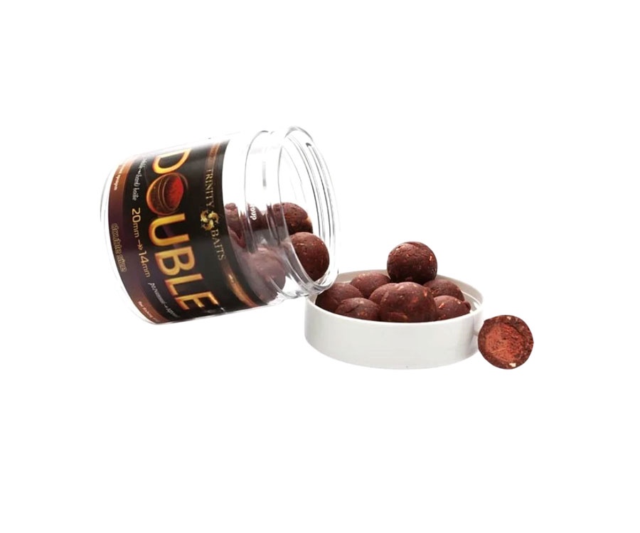 Бойлы насадочные Trinity Baits Double 20/14 мм Tutti / Frutti 100г