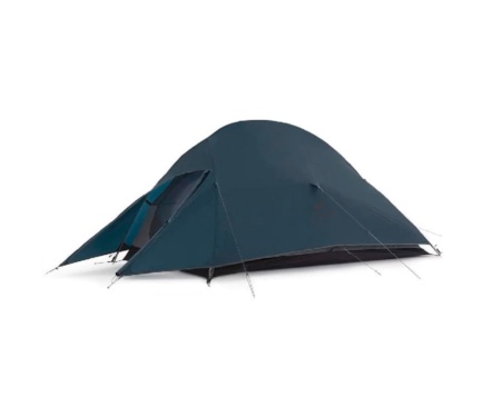 Палатка одноместная с футпринтом Naturehike Cloud Up 1 Updated NH18T010-T 20D Dark Blue