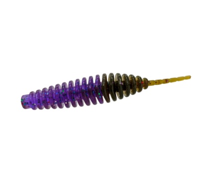 Черв'як Fishup Tanta 2" #242 Dark Violet/Pumpkin Brown