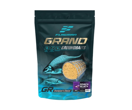 Прикормка Flagman Grand Roach Black 900г