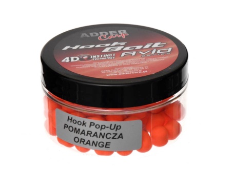 Бойли Adder Carp Hook Boilies Avid Pop-Up Dumbell 90мл 8/10мм Orange Pomarancza