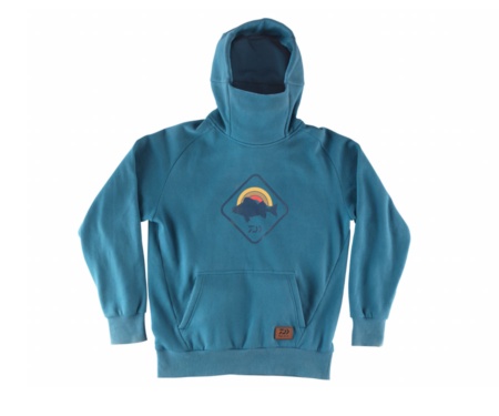 Худи Daiwa D-Vec Snood Hoodie Petrol Green L