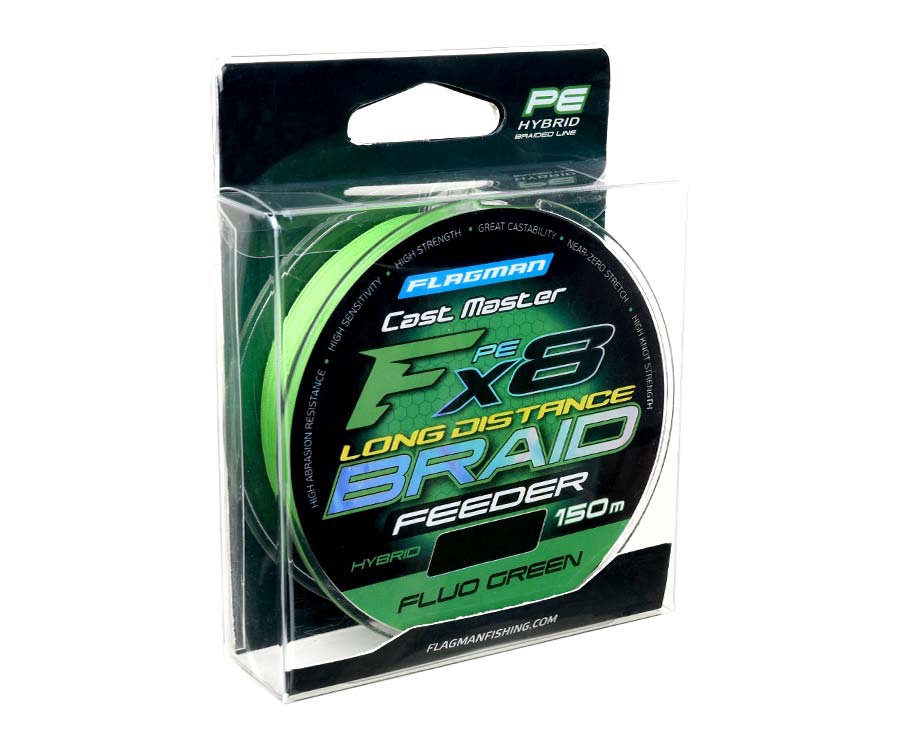 Шнур Flagman Cast Master Long Distance Feeder X8 150м 0.16мм #2