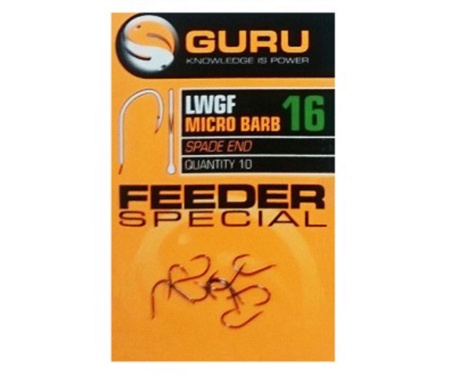 Гачки Guru Light Wide Gape Feeder Hook №16