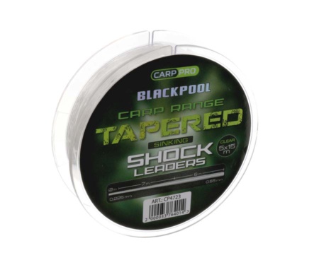 Конусний монолідер Carp Pro Blackpool Carp Tapered Leaders 0.225-0.55мм