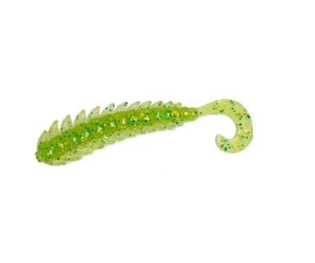 Твистер Bait Breath Bugsy 2,5" Rock Soul #Ur200 Chartreuse