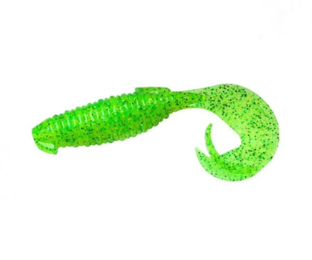 Силікон Keitech Flapper Grub 4" #424 Lime Chartreuse