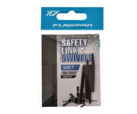 Вертлюжок Flagman Flat Feeder № 7, 5 шт