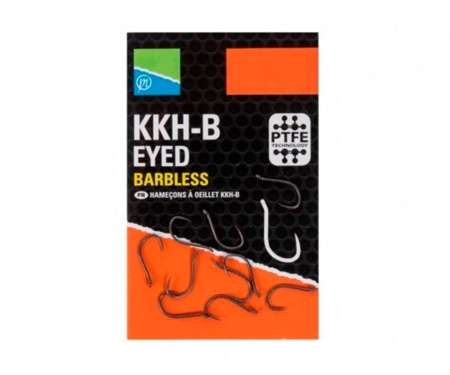 Гачки Preston KKH-B Eyed Barbless №10