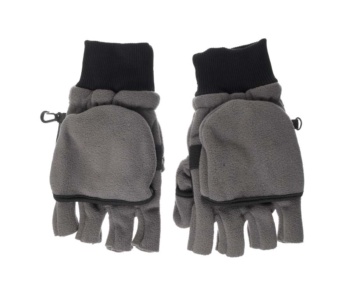 Перчатки флисовые Flagman Gray L #1