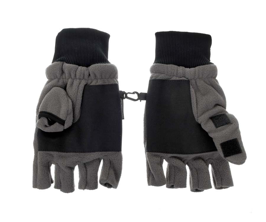 Перчатки флисовые Flagman Gray L #2
