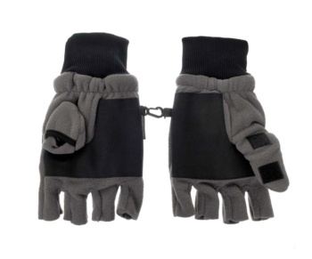 Перчатки флисовые Flagman Gray L #2