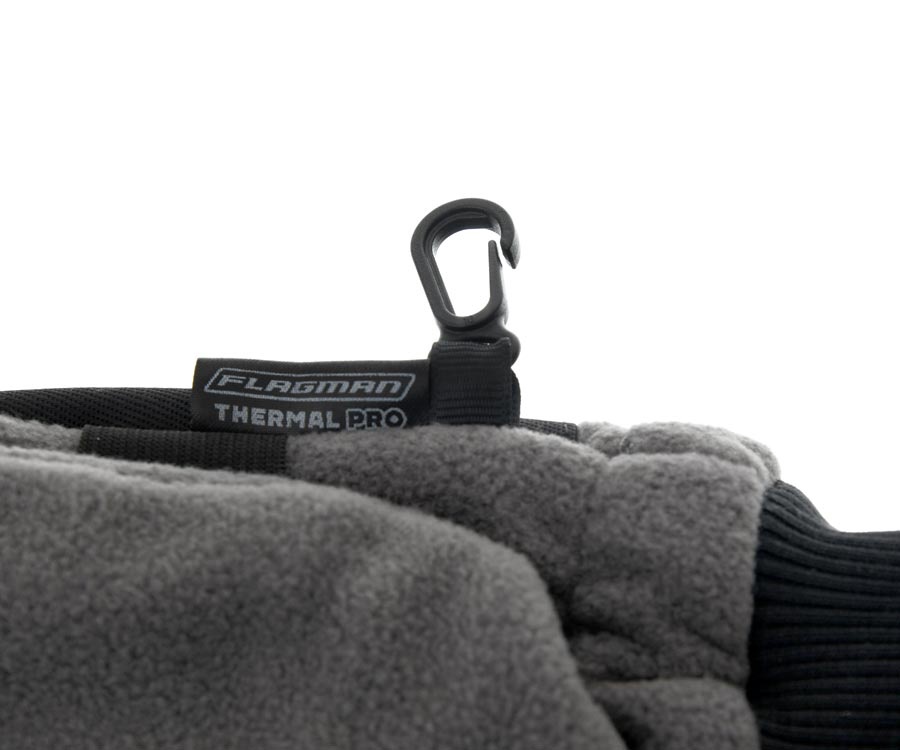 Перчатки флисовые Flagman Gray L #4