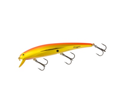 Воблер Bomber 15 Long A 4 11.4см 14г Gold Chrome Fluorescent Orange White