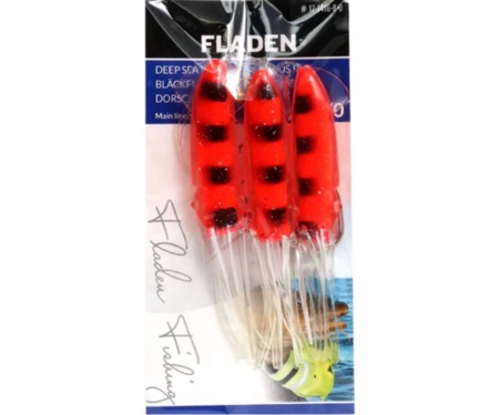 Оснастка морская Fladen Winged Octopus Red/Black №8