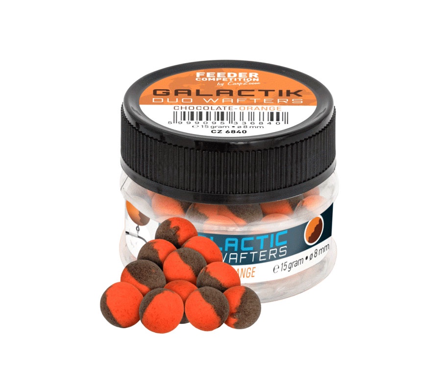 Бойлы Carp Zoom Galactic Duo Wafters Chocolate-Orange 10мм 15г