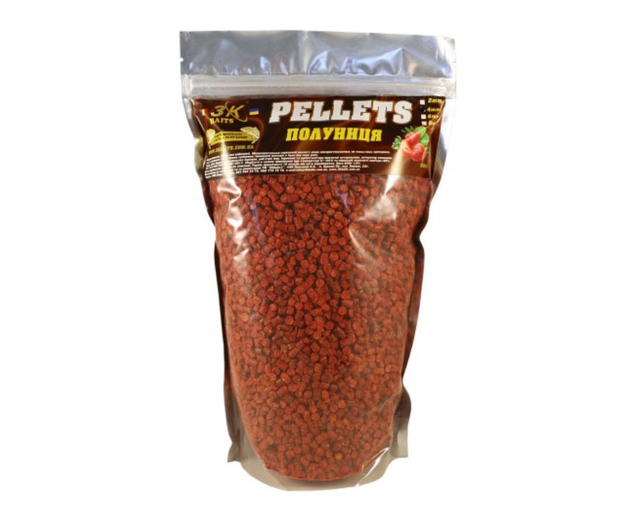 Пеллетс 3KBaits 4мм 800г клубника #1