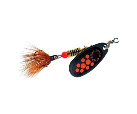 Блешня Mepps Black Fury MCH Black/Orange 4.5г