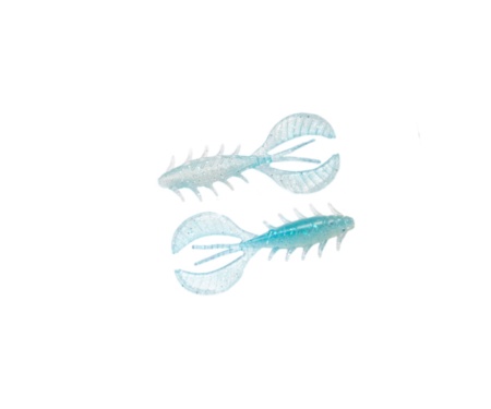 Силікон Angry Baits Chubby Craw 2,4" #62 Electric Pro Blue UV