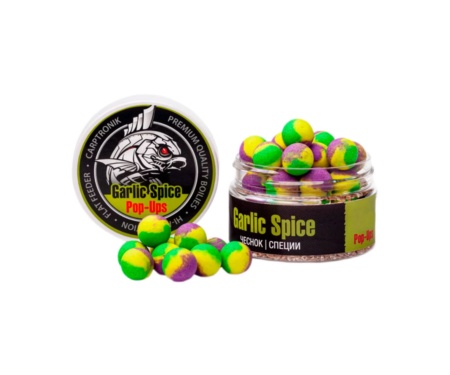 Бойли Carptronik Pop-up 10мм Garlic/Spice